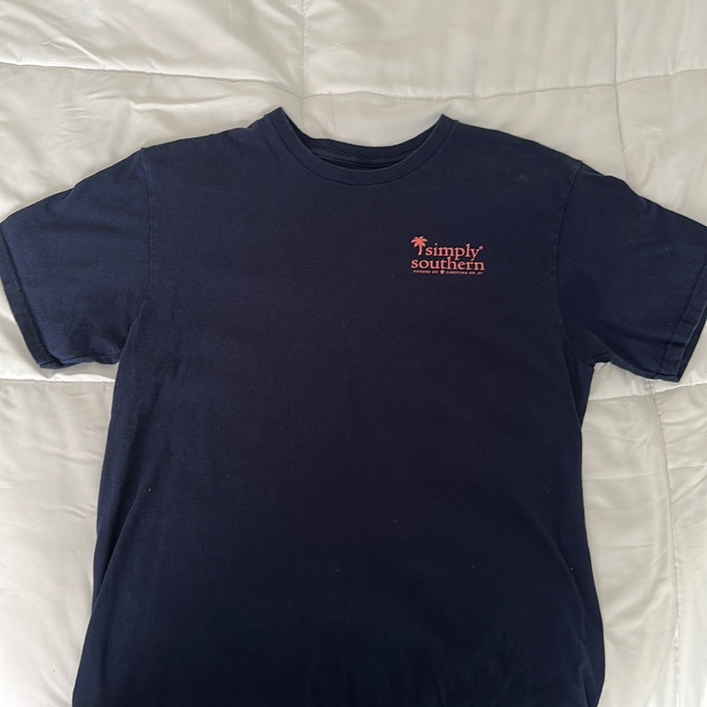 Womens Simply Southern Tshirt-Size M-Pogue Crew